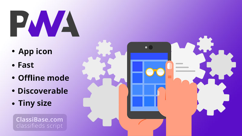 PHP Classifieds script with PWA